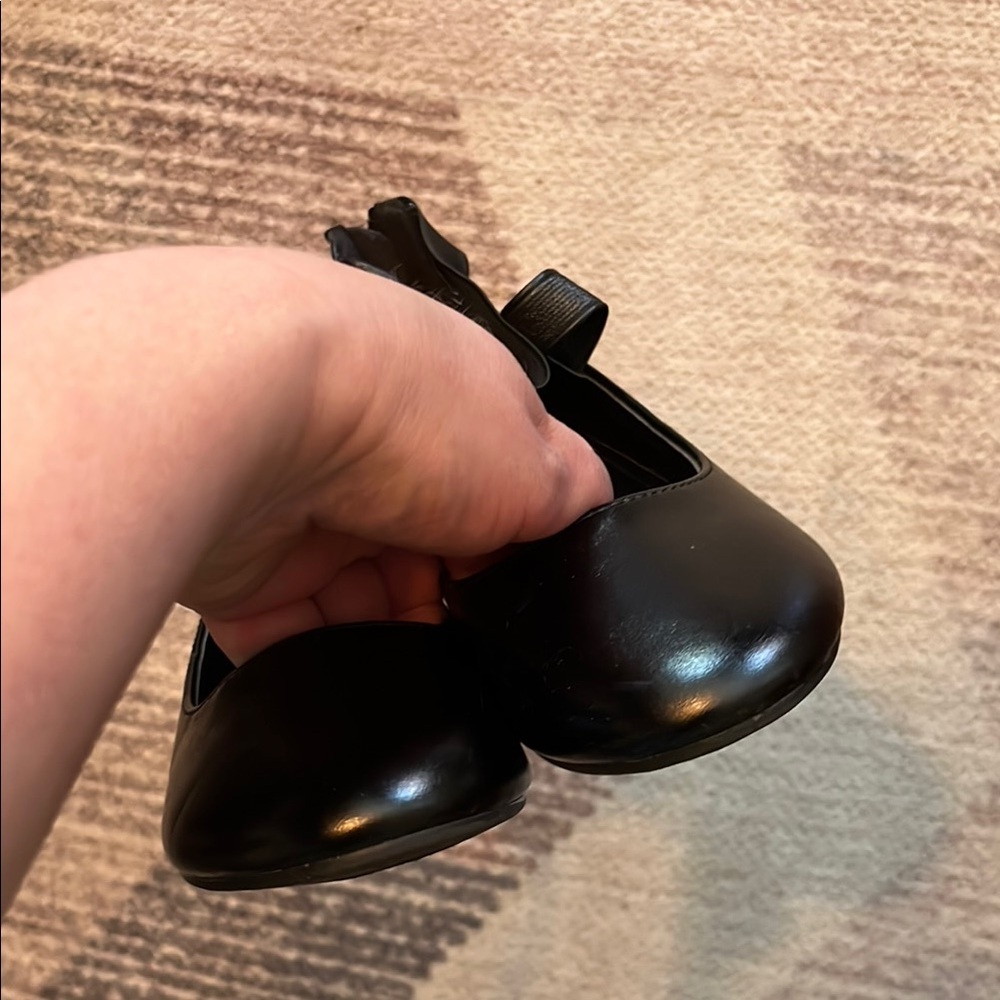 Classic Black Kids Shoes - Picture 5 of 5